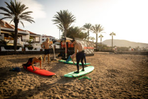 SURFING IN TENERIFE
